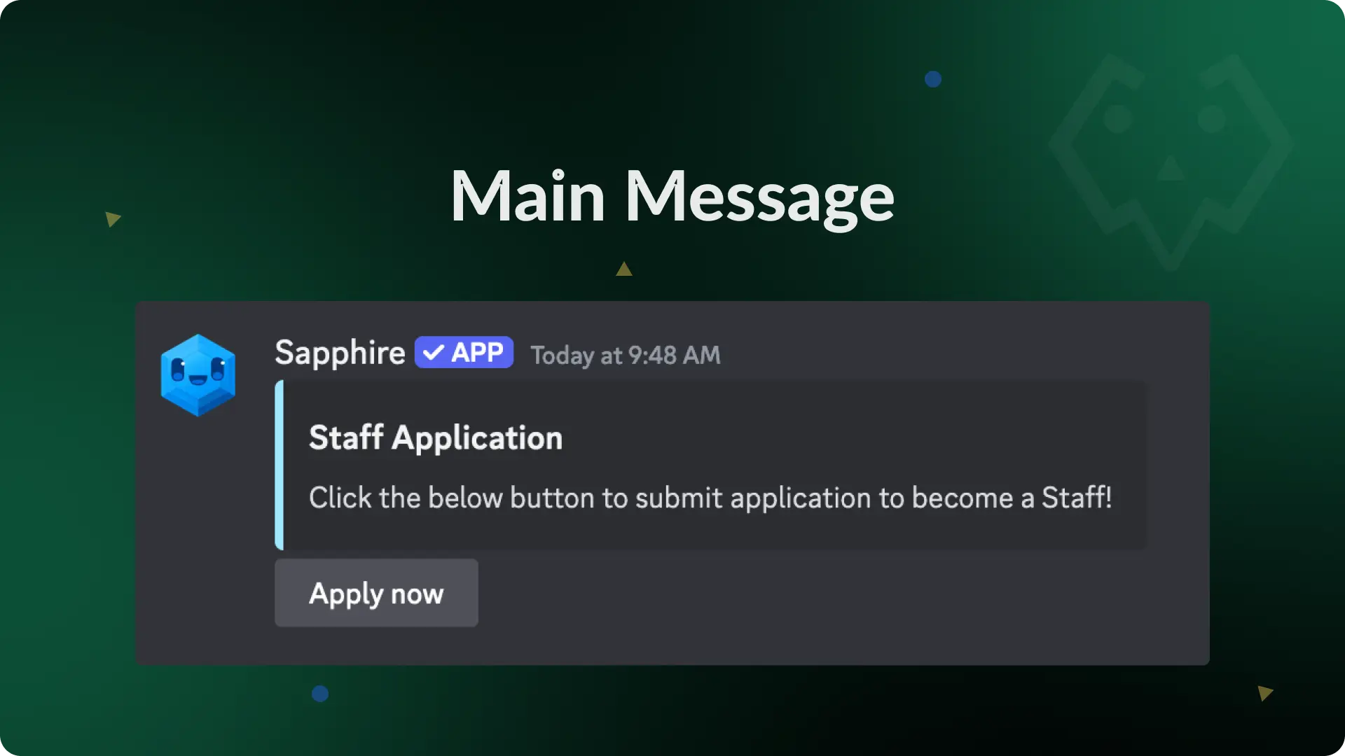 Main Messages