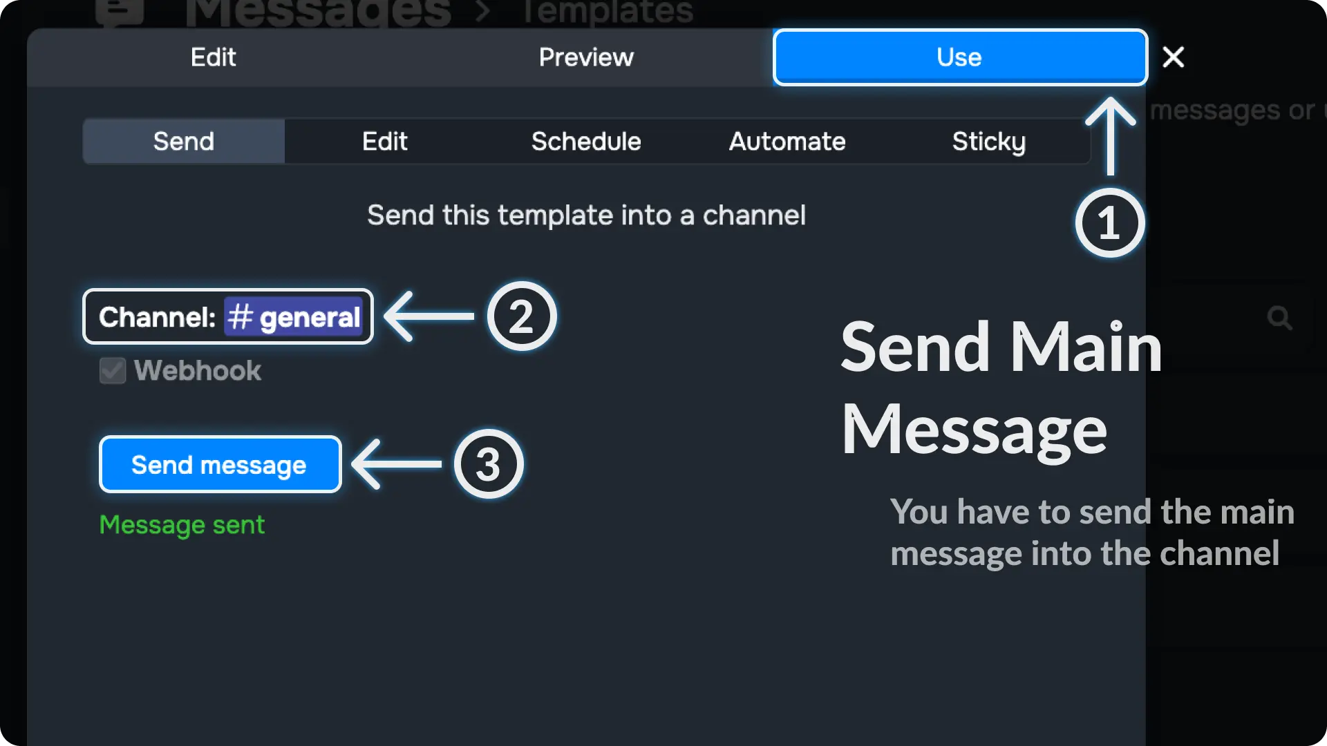 Sapphire Assign Roles via buttons Main Message Sending