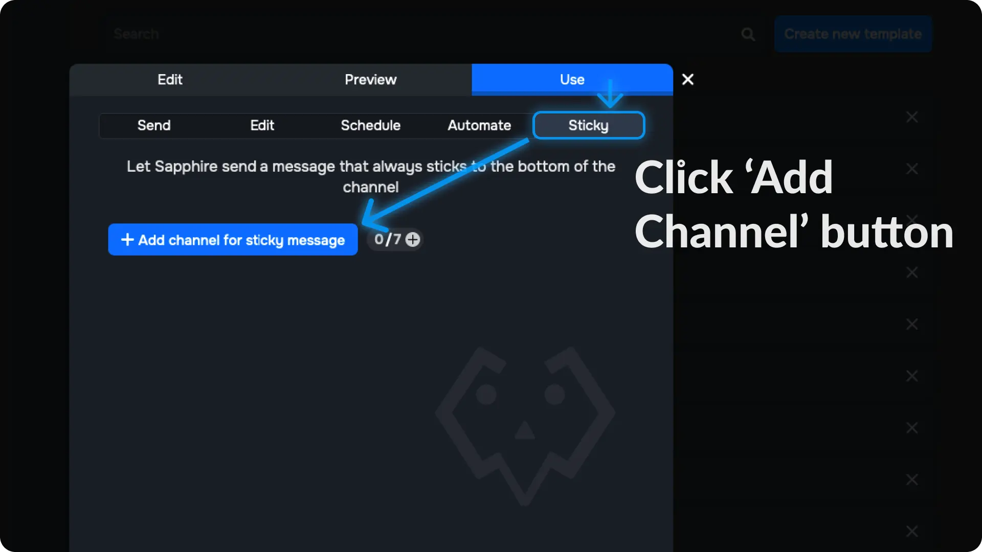 Sticky Message