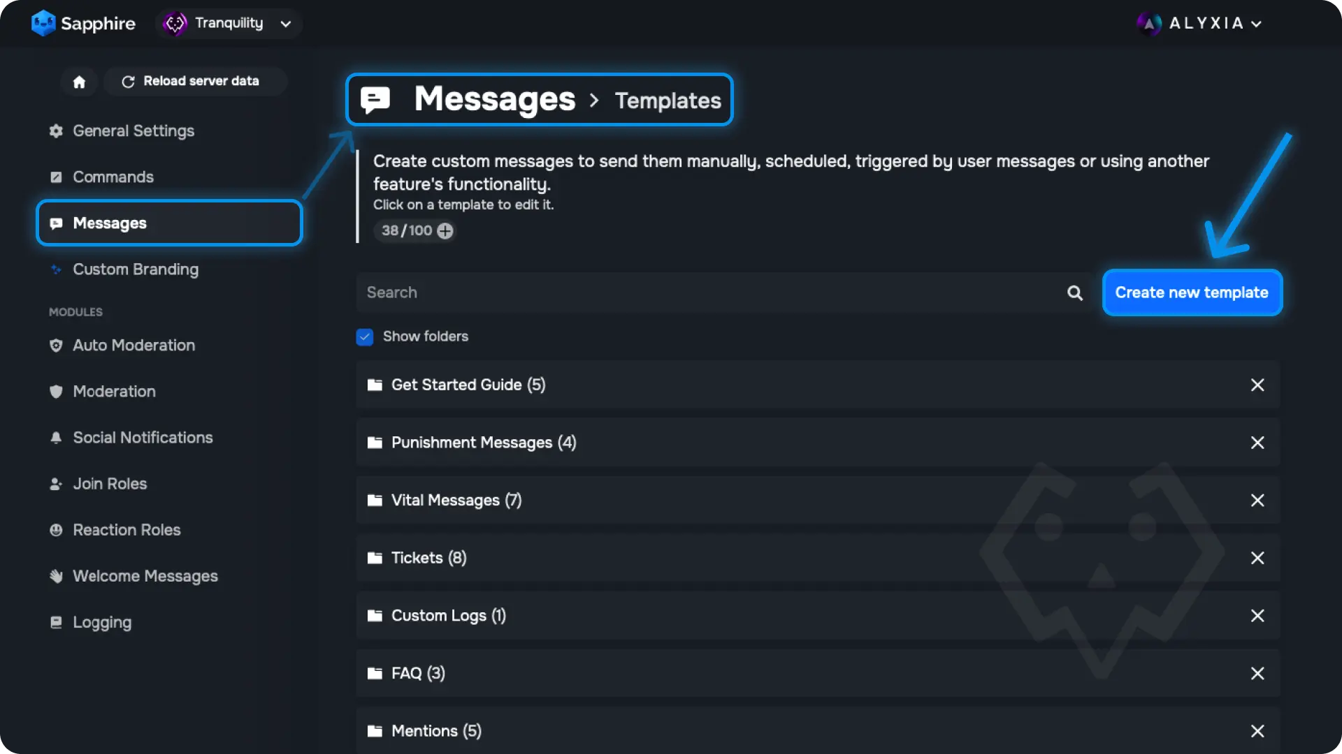 Sticky Message