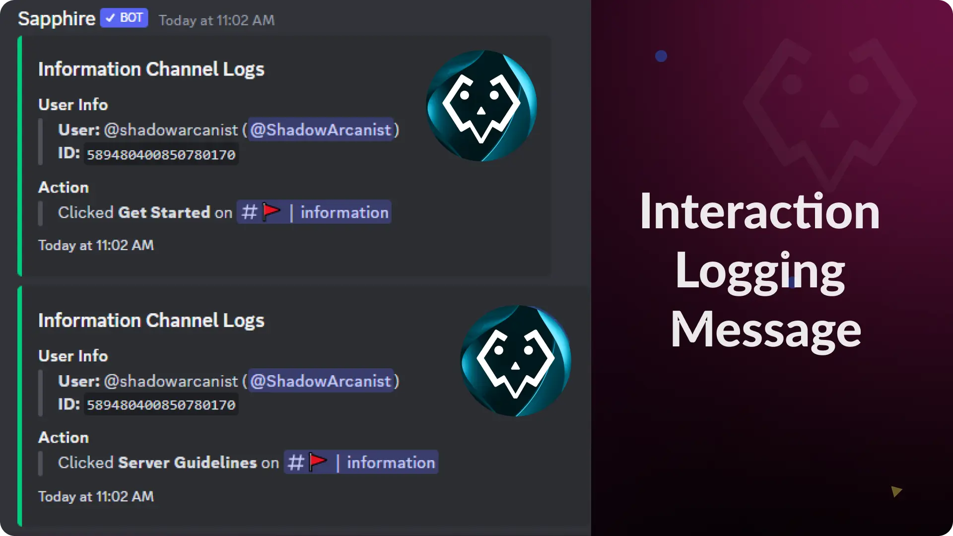 Interaction Log Message