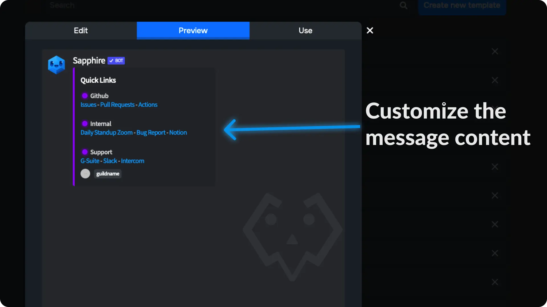 Sticky Message