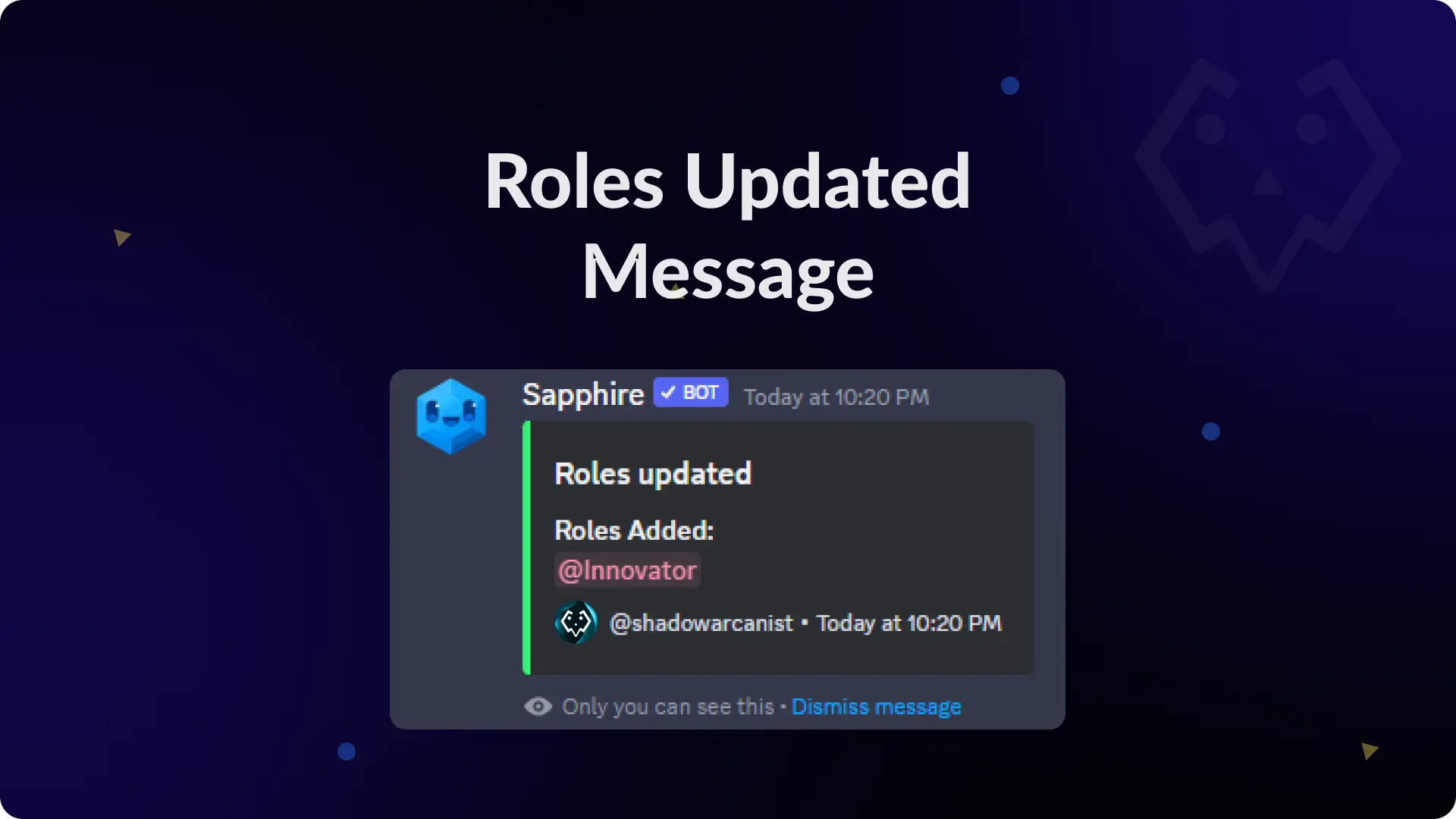 Roles Updated Message v1