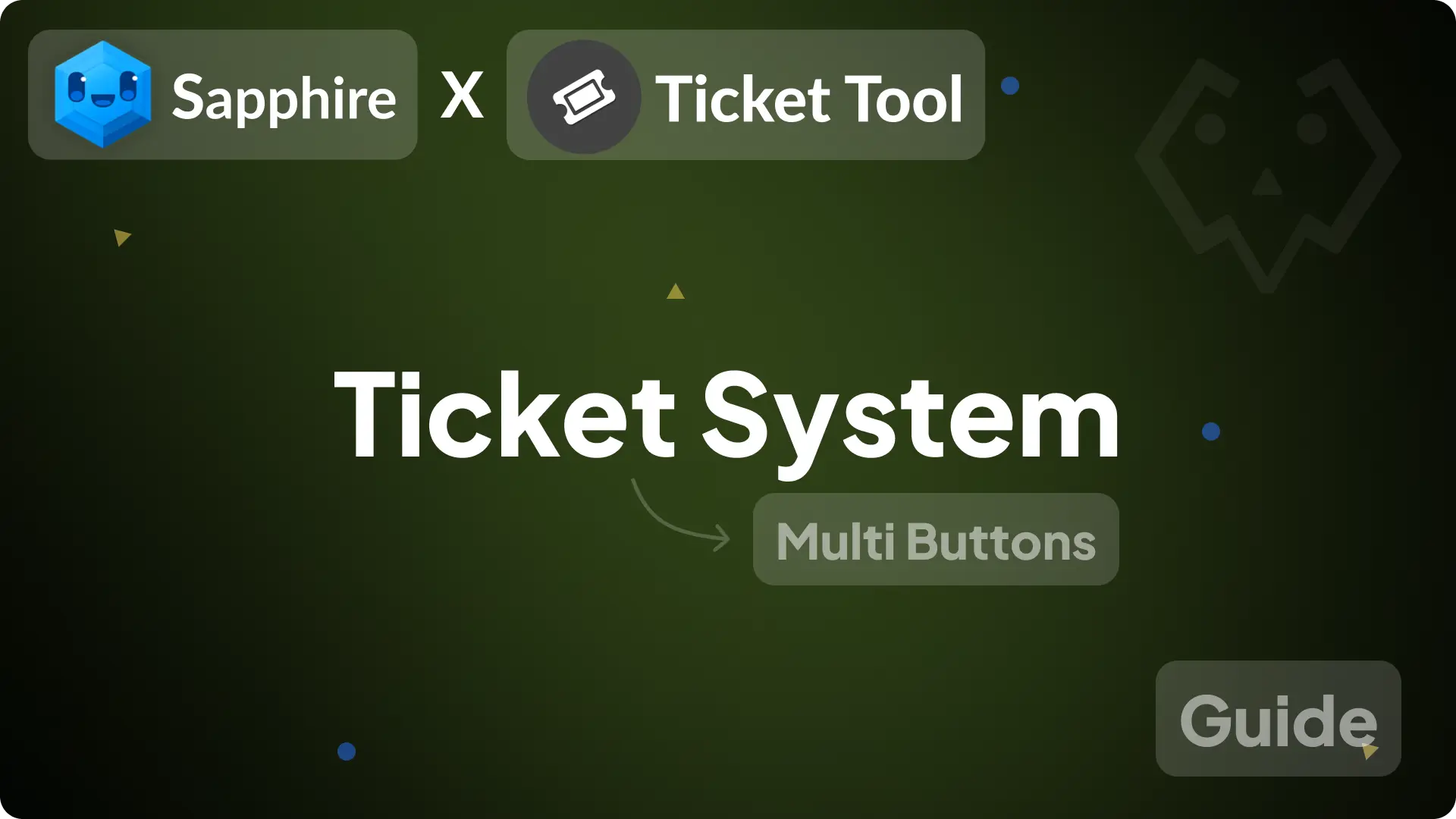 Ticket System with buttons
